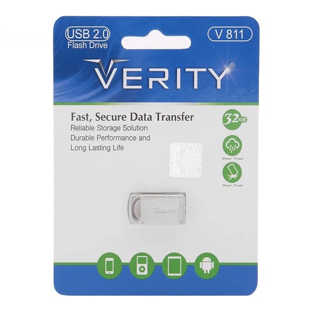 فلش مموری وریتی مدل V811 USB2.0 ظرفیت 32 گیگابایت