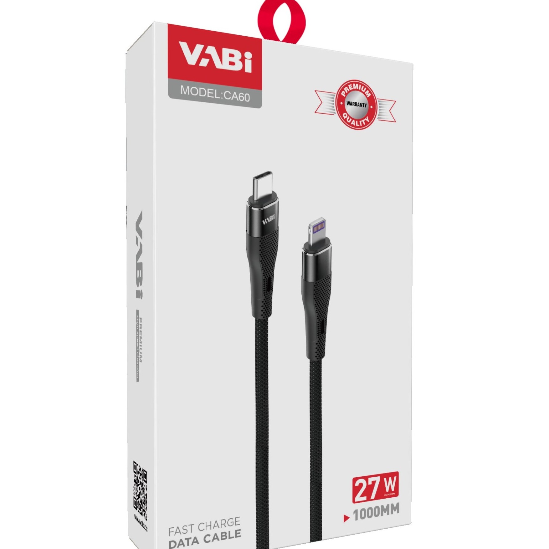 کابل برزنتی TYPEC TO IPHONE CA60 VABI